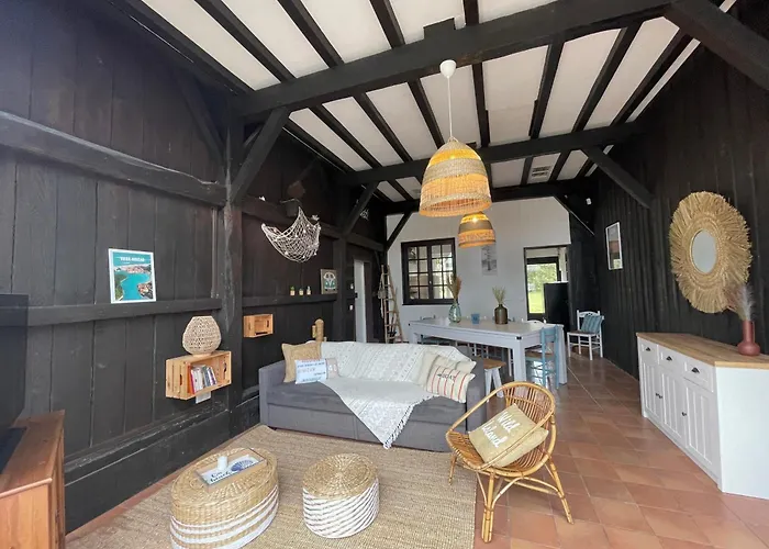 L Uni D 10 Pers Piscine Et Mini Ferme Proche Ocean بيت للعطل *